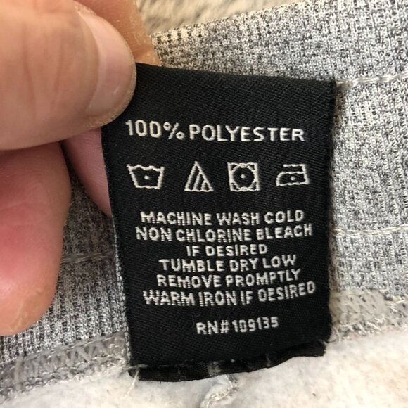 NBA Mens Jogger Pants Large Gray Activewear Sweatpants Lounge Drawstring Casual - Picture 7 of 12